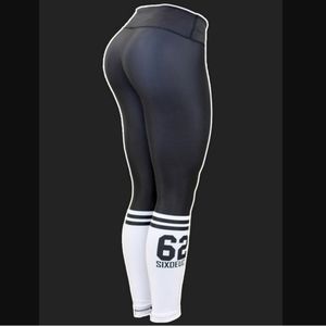 Black and White Sports Leggings